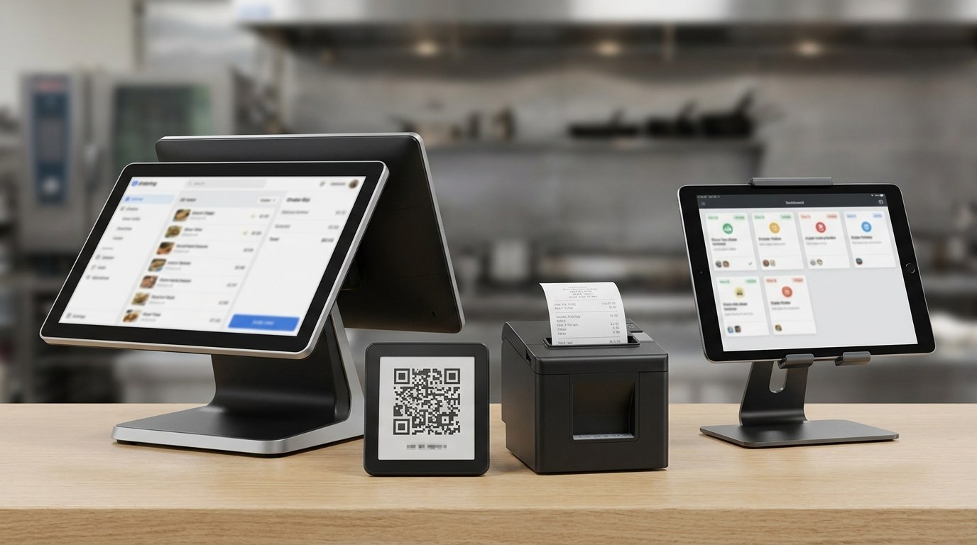 Displays, E-Ink QR-Code und Küchenbondrucker als mögliches Hardware-Setup